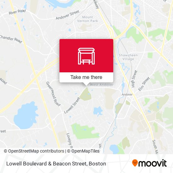 Mapa de Lowell Boulevard & Beacon Street