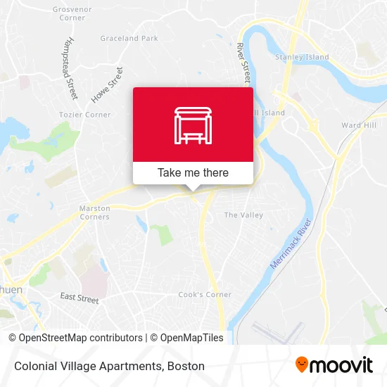 Colonial Village Apartments map