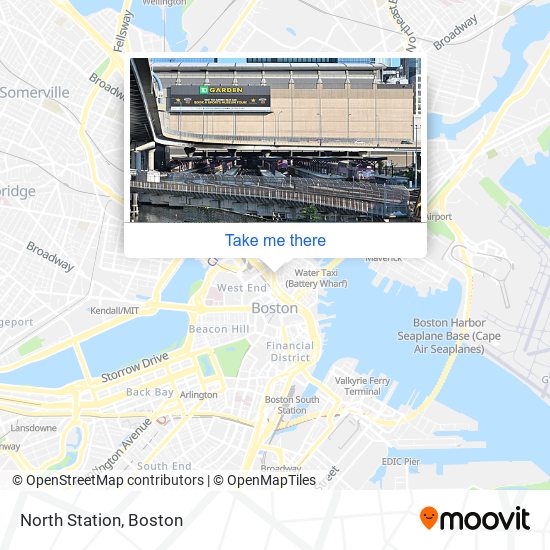 Mapa de North Station