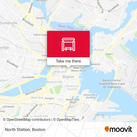 North Station map