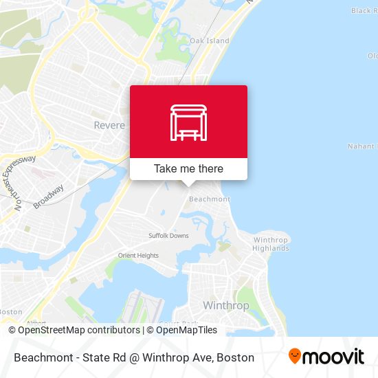 Mapa de Beachmont - State Rd @ Winthrop Ave