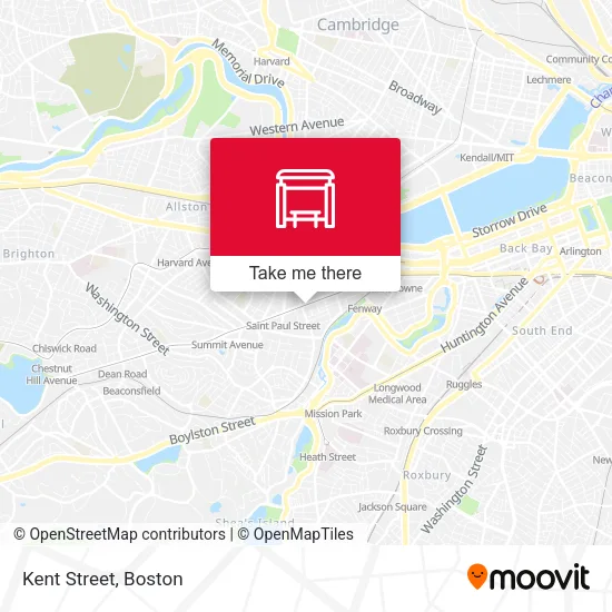 Kent Street map