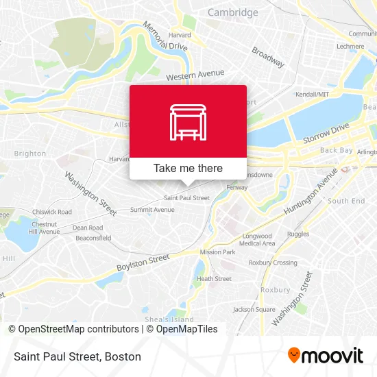 Saint Paul Street map