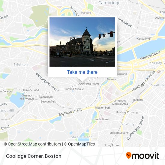 Mapa de Coolidge Corner