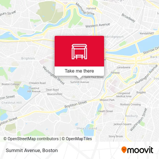Mapa de Summit Avenue
