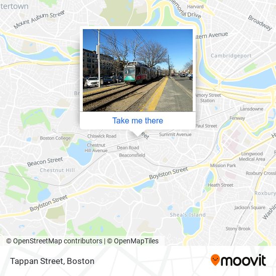 Tappan Street map