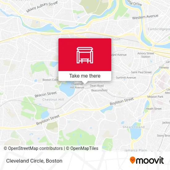 Mapa de Cleveland Circle