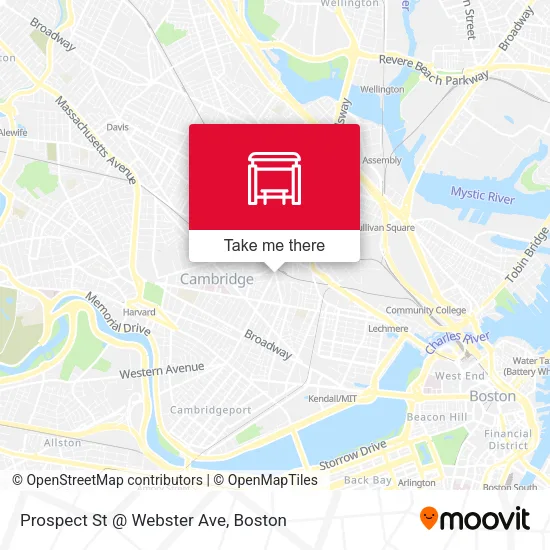 Mapa de Prospect St @ Webster Ave