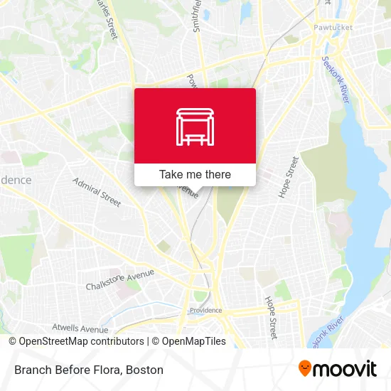 Branch Before Flora map