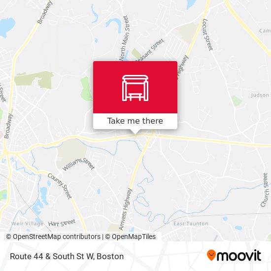 Route 44 & South St W map