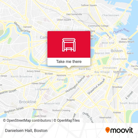 Danielsen Hall map