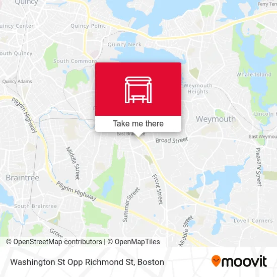 Washington St Opp Richmond St map