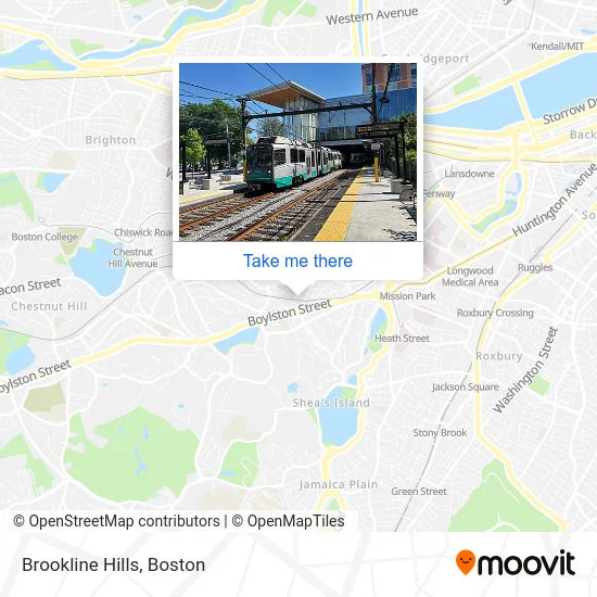 Brookline Hills map