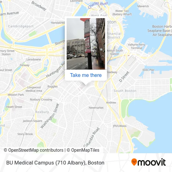 Mapa de BU Medical Campus (710 Albany)