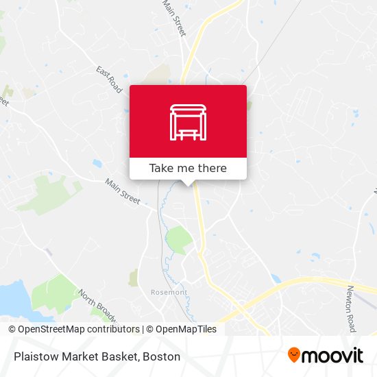 Mapa de Plaistow Market Basket