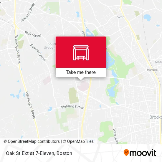 Oak St Ext at 7-Eleven map
