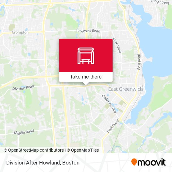 Division After Howland map
