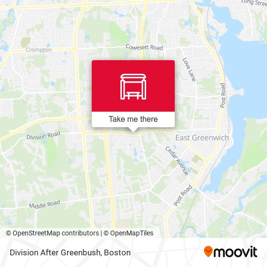 Division After Greenbush map