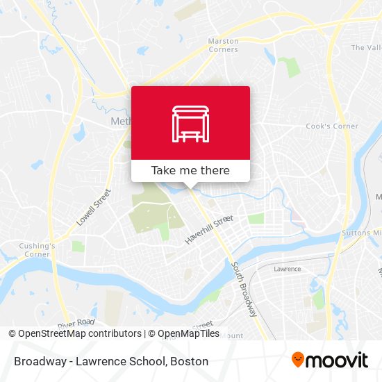 Mapa de Broadway - Lawrence School
