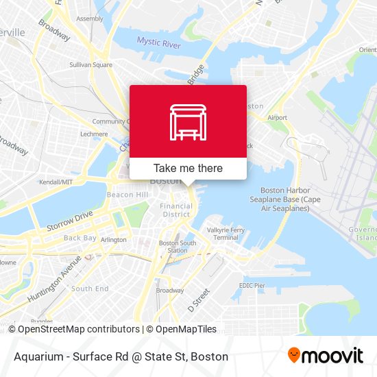 Mapa de Aquarium - Surface Rd @ State St