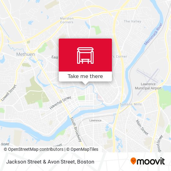 Mapa de Jackson Street & Avon Street