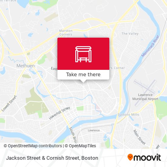 Jackson Street & Cornish Street map