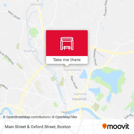 Main Street & Oxford Street map