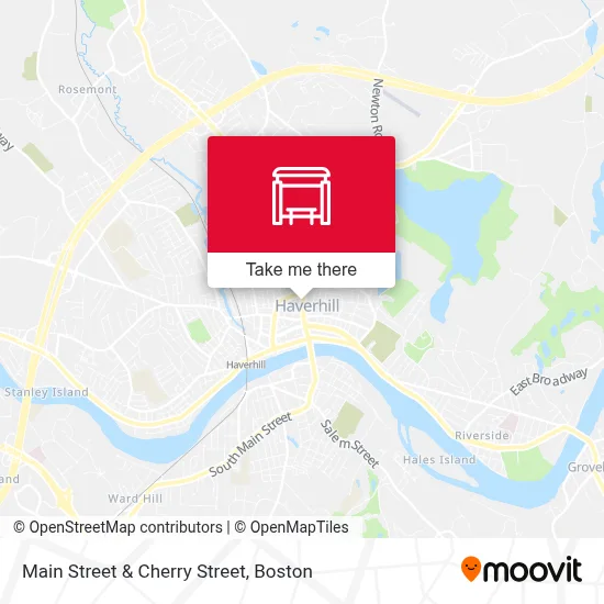 Main Street & Cherry Street map