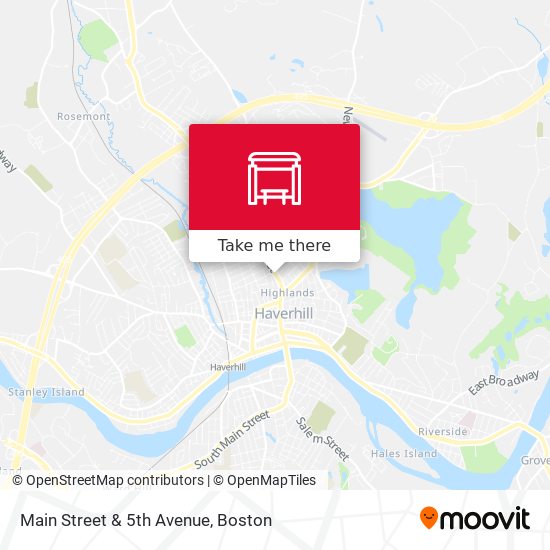 Main Street & 5th Avenue map