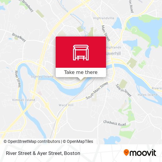 Mapa de River Street & Ayer Street