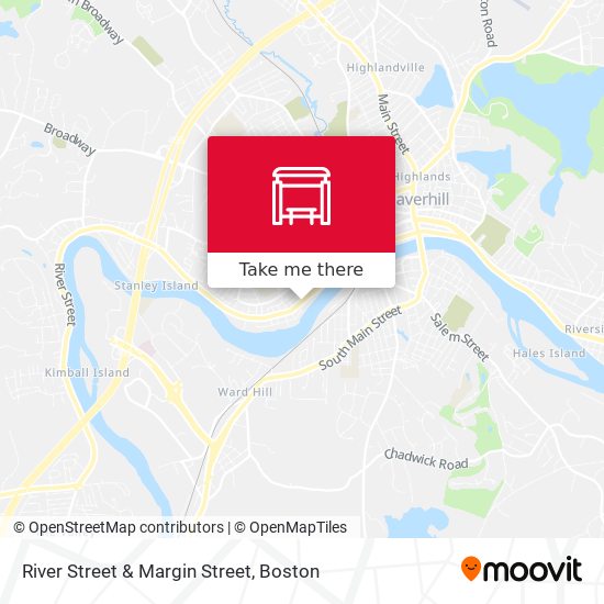 River Street & Margin Street map