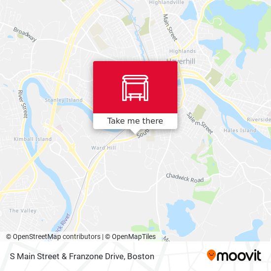 S Main Street & Franzone Drive map
