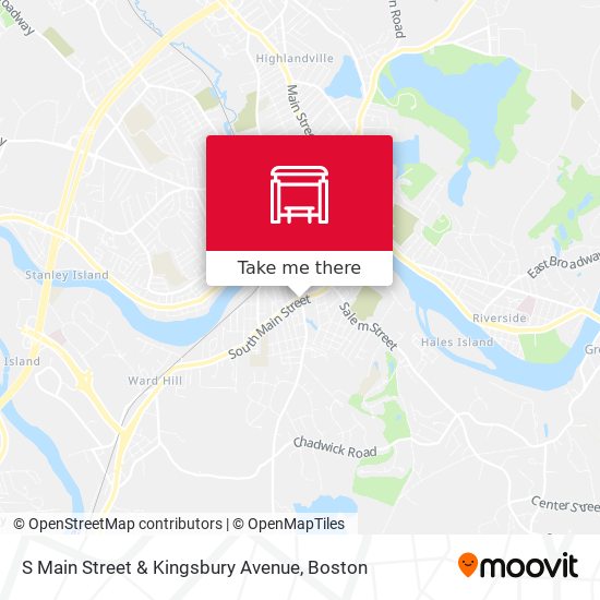 Mapa de S Main Street & Kingsbury Avenue