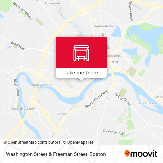 Mapa de Washington Street & Freeman Street