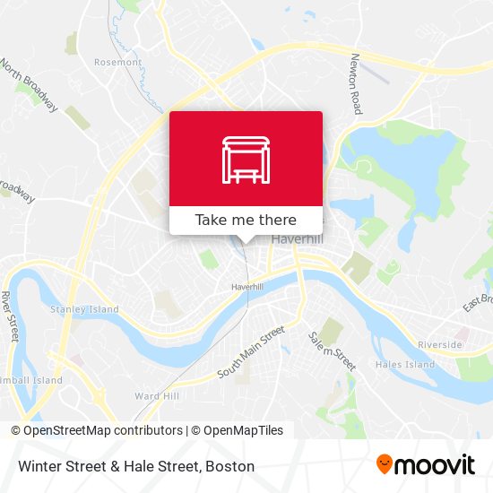 Winter Street & Hale Street map