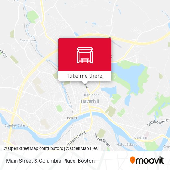 Mapa de Main Street & Columbia Place