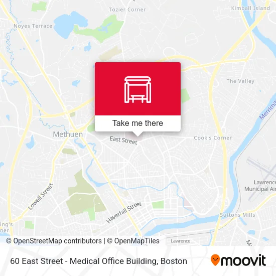 60 East Street - Medical Office Building map