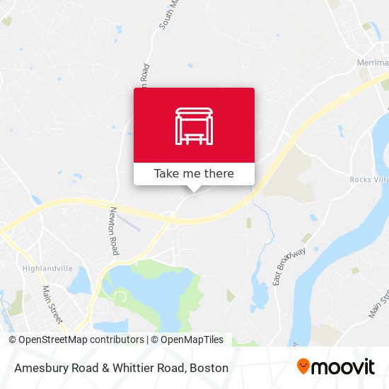 Mapa de Amesbury Road & Whittier Road