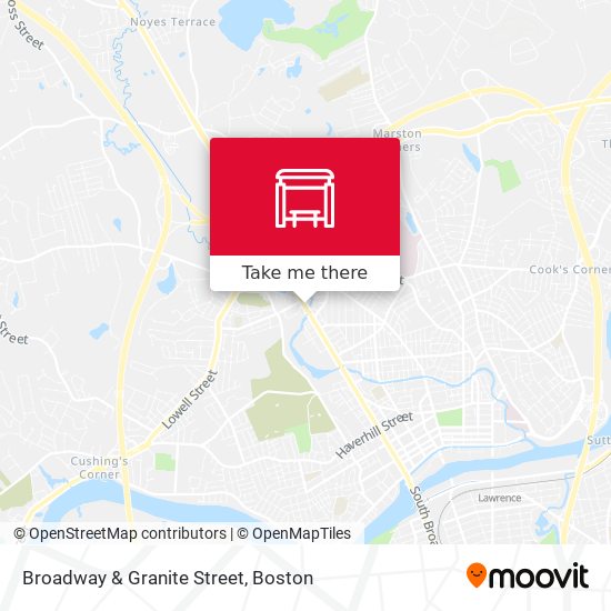 Broadway & Granite Street map