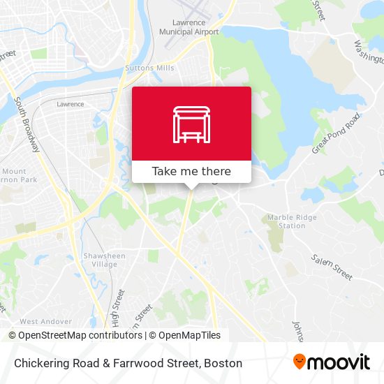 Chickering Road & Farrwood Street map