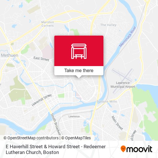 E Haverhill Street & Howard Street - Redeemer Lutheran Church map