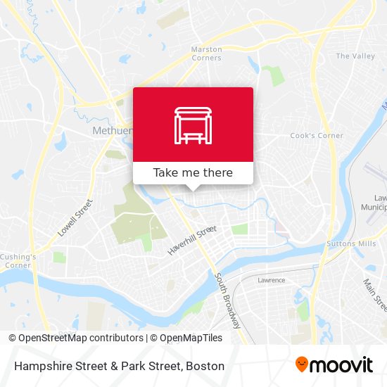 Hampshire Street & Park Street map