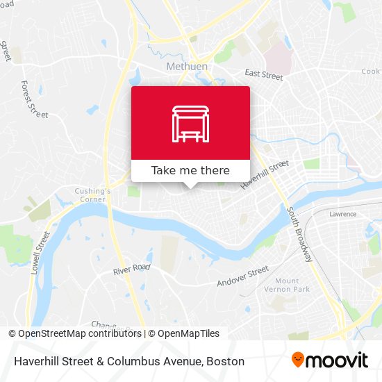 Mapa de Haverhill Street & Columbus Avenue