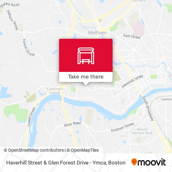 Mapa de Haverhill Street & Glen Forest Drive - Ymca