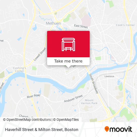 Haverhill Street & Milton Street map