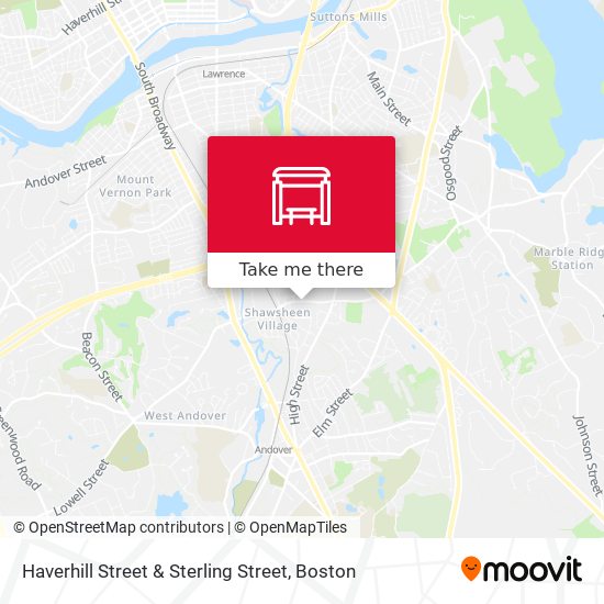 Haverhill Street & Sterling Street map