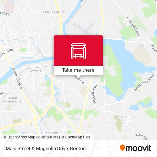 Main Street & Magnolia Drive map