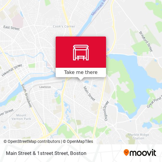 Main Street & 1street Street map
