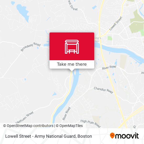 Mapa de Lowell Street - Army National Guard