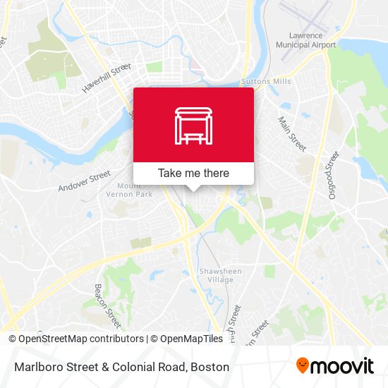 Marlboro Street & Colonial Road map